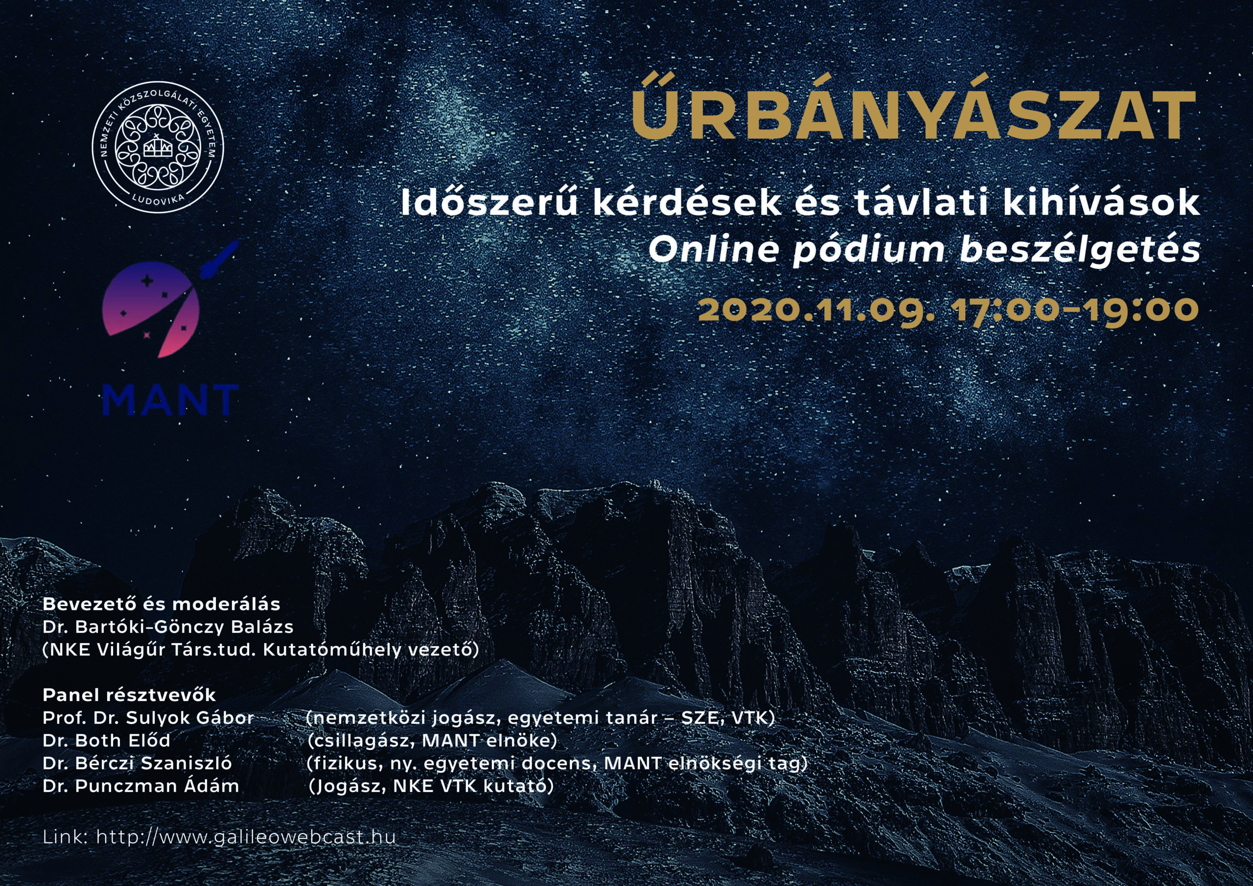 Űrb&aacute;ny&aacute;szat kih&iacute;v&aacute;sai_online besz&eacute;lget&eacute;s_20201109