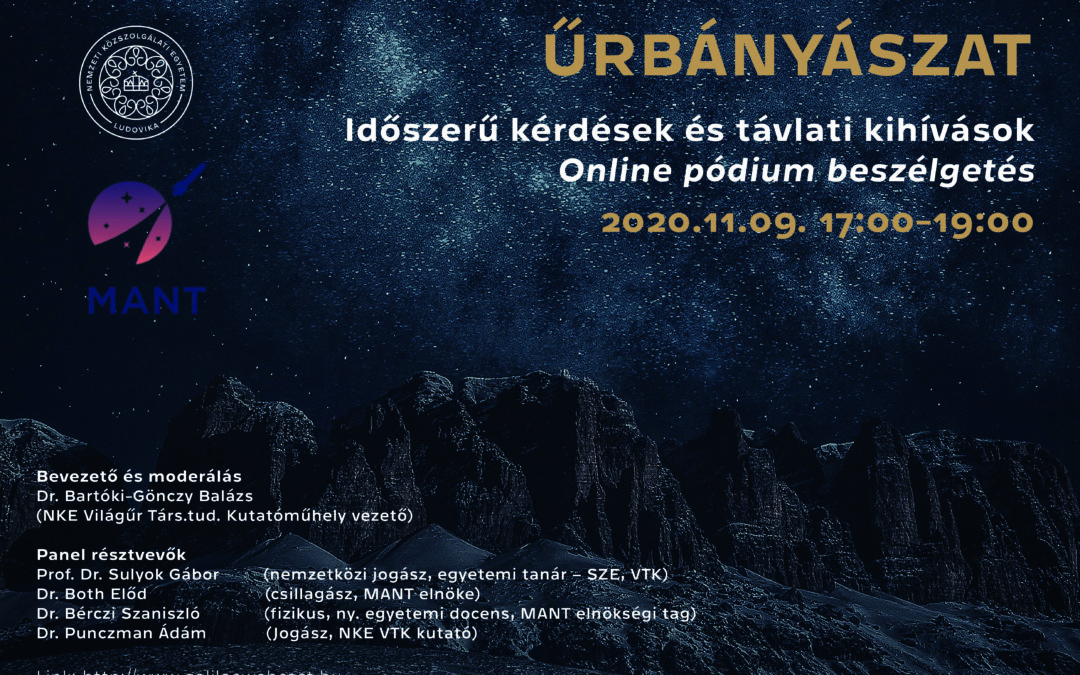 Videó – Űrbányászat – pódiumbeszélgetés