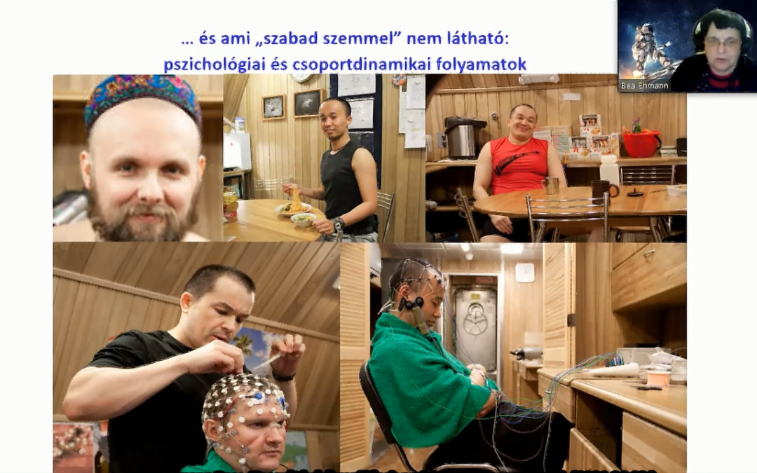 Ehmann Bea előadása a hosszútávú űrrepülések pszichológiai tapasztalatairól elérhető